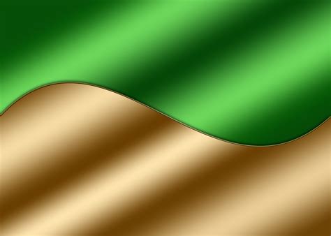 Green and Gold Background – Clean Public Domain