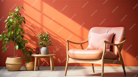 Premium AI Image | minimalist Scandinavian armchair product photography