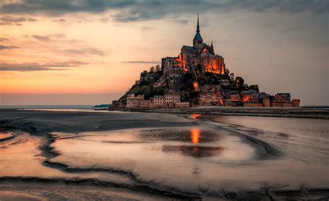 Amazing Mont Saint-Michel Wallpaper, HD City 4K Wallpapers, Images and ...