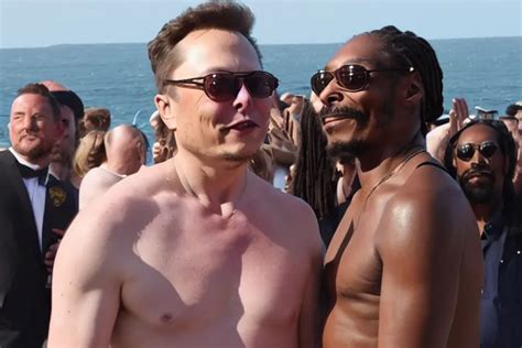 elon musk and snoop dogg at boat without shirt, clean | Stable Diffusion | OpenArt
