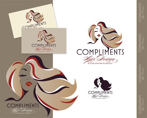 logo design for COMPLIMENTS Hair Design. | Be your own kind of beautiful, Compliments, Logo design