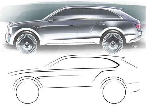 Bentley SUV Design Sketches - Car Body Design | Bentley suv, Car design ...