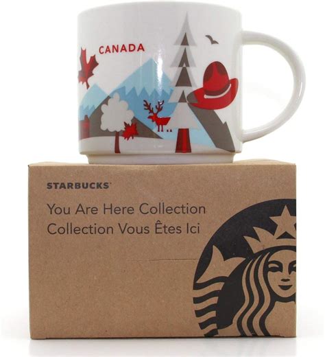 Amazon.com | Starbucks You Are Here Collection Canada Mug 011036487 ...