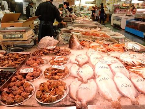 Washo market The Kushiro area Washo market is full of activity ...