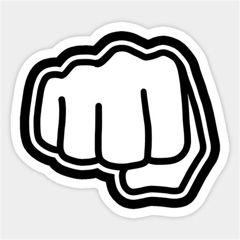 Bro Fist Emoji BroFist Fist Bump Knuckles - Bro Fist - Sticker | TeePublic