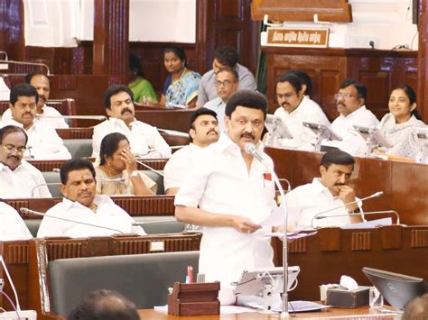 TN Assembly 2024 CM Stalin Proposed Two Resolution One Nation One Election Constituency ...