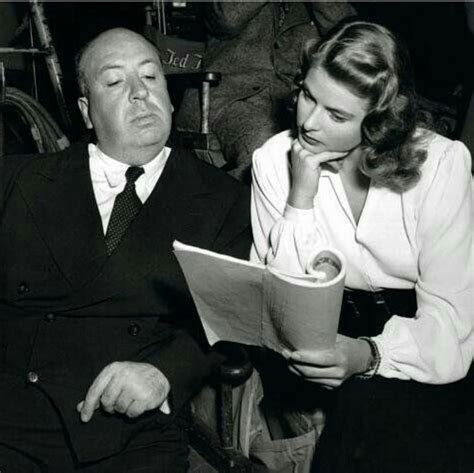 Alfred Hitchcock and Ingrid Bergman | Classic hollywood, Ingrid bergman ...