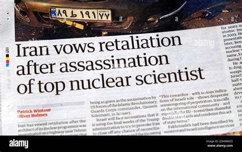 "Iran vows retaliation after assassination of top nuclear scientist ...