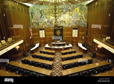 Inside Chambers State Capitol Building High Resolution Stock ...