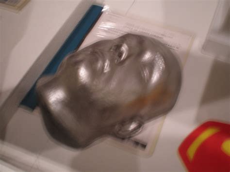 George Reeves death mask | at the super hero museum | Flickr