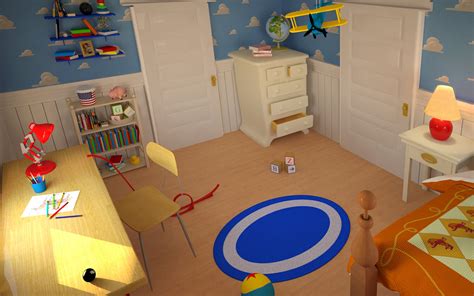 ArtStation - Toy Story - Andy's room