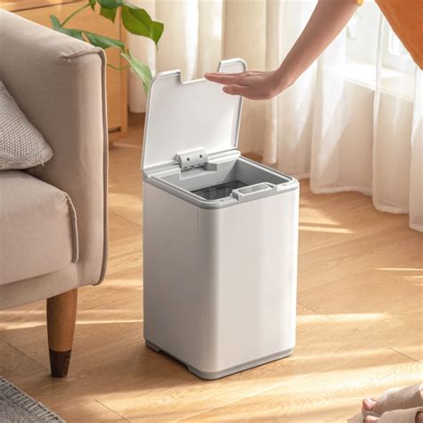 Hygienic Automatic Sensor Dustbin | Convenient, Clean & Splash-proof