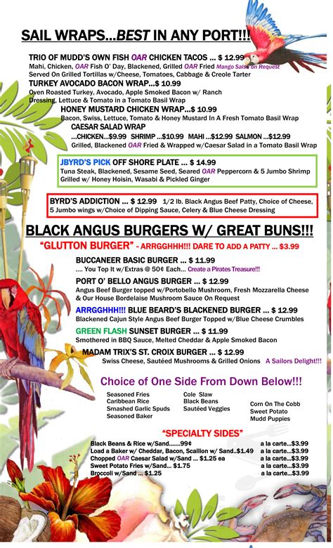 JByrd's Muddy Waters Restaurant & Raw Bar menu in Deerfield Beach ...