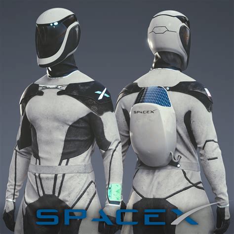 ArtStation - SpaceX Space Suit Concept(2018)