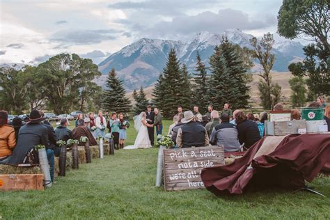 An Outdoor Ceremony in Pray, Montana