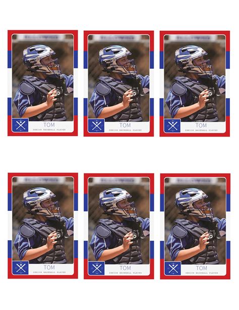 Baseball Trading Cards Template Free For Your Needs