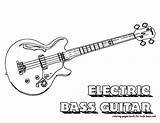 Electric Guitar Coloring Page At GetColoringscom  Free Printable sketch template