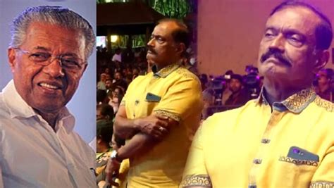 Bheeman Raghu shows deep respect for Pinarayi Vijayan by standing ...