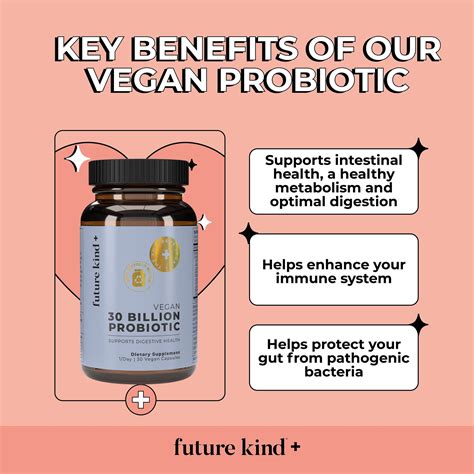 Vegan Probiotics Digestion Supplement (30 Billion CFUs) – Future Kind