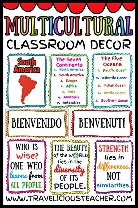 Multicultural Classroom Decor Bundle | Multicultural classroom, Classroom decor, Diversity in ...