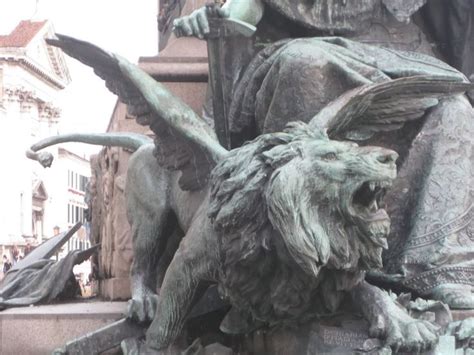 Winged lion statue, Venice | Lion art, Lion statue, Greek statues