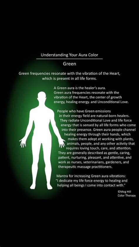 Green aura colour | Aura colores, Sanacion energetica, Aura