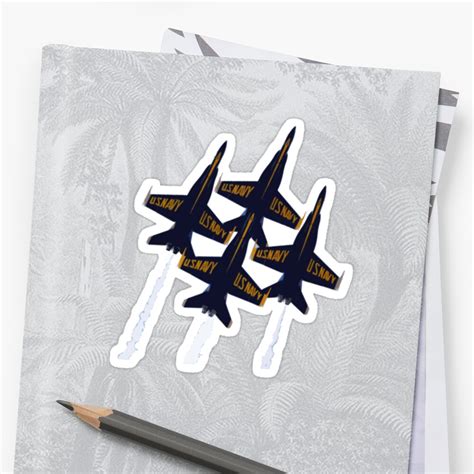 "Blue Angels Formation" Stickers by salty-lime | Redbubble