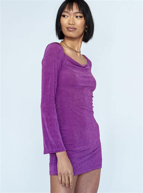 Starlight Mini Dress Purple