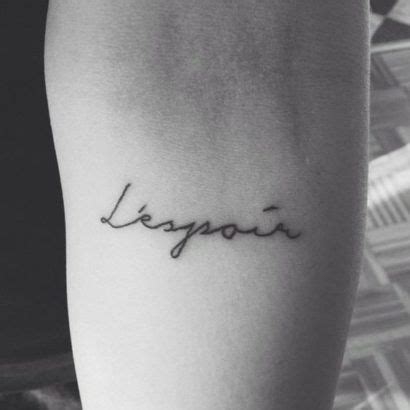 20 French word tattoos that actually mean something | French word ...