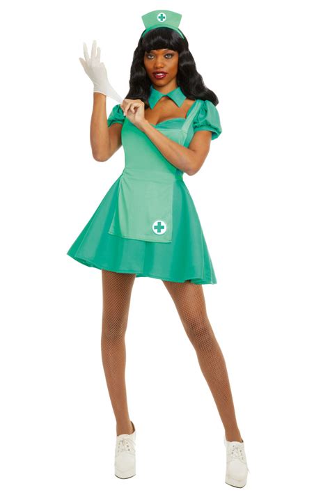 Nursie Costume, Blue Nurse Costume – 3wishes.com