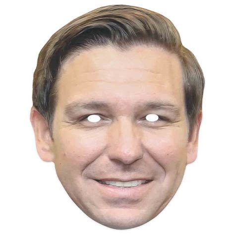 Governor of Florida Ron DeSantis Cardboard Face Mask | Partyrama