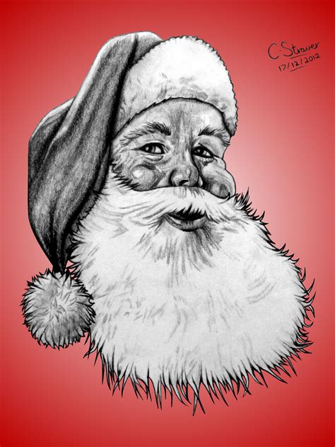 Santa Claus Photos Drawing - Santa Claus Images For Drawing | Bocamawasuag