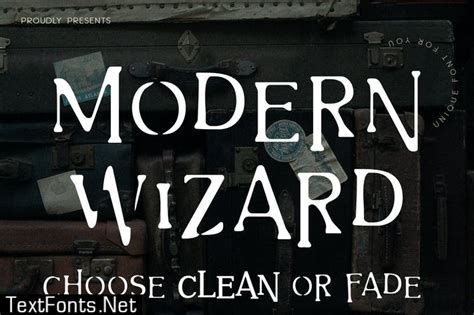 Modern Wizard Font