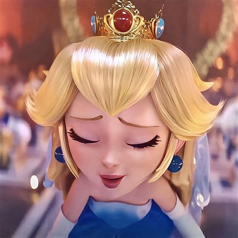 Princess Peach in ice dress from The Super Mario Bros Movie wedding scene Super Mario Bros Games ...
