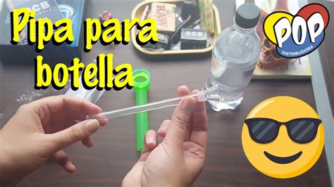 Pipa para ensamblar con cualquier botella - YouTube