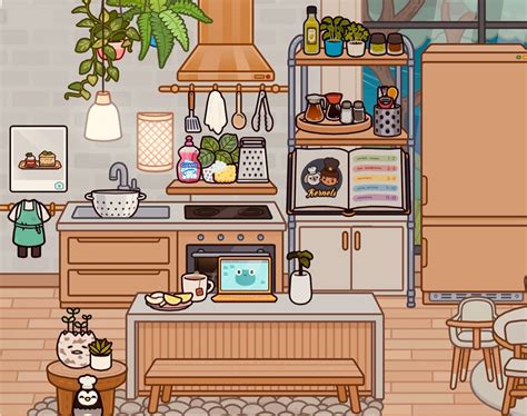 💙aesthetic toca boca kitchen💙 в 2023 г | Декор для домика, Артбуки, Токио