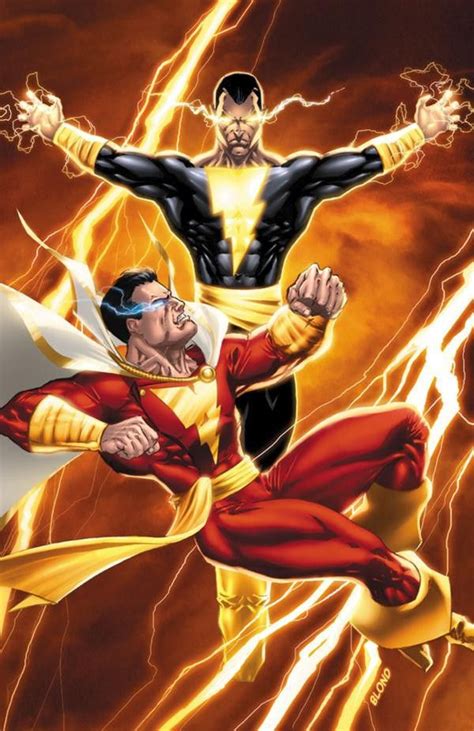 Another great pic of Shazam Vs Black Adam... | Captain marvel, Captain marvel shazam, Dc comics ...