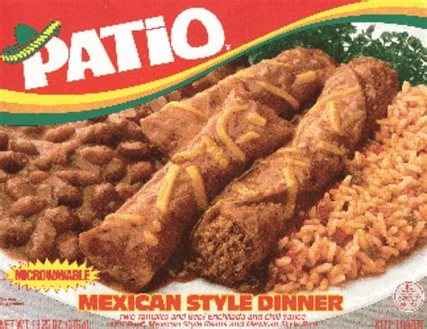 Patio Mexican TV Dinner | Tv dinner, Retro recipes, 1980s food