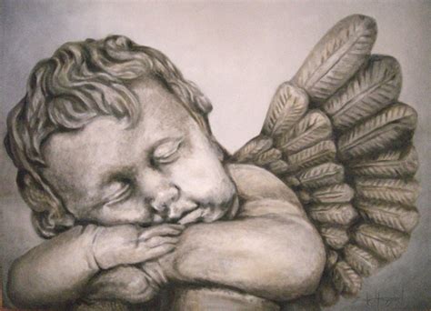 Sleeping Cherub - Oils on Canvas