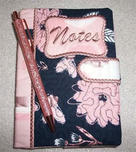 Machine embroidery notebook cover, design by kreative kiwi | Machine embroidery, Embroidery ...