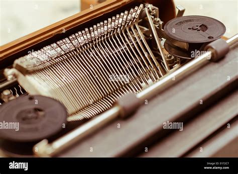 Old Typewriter In Vintage Tone Stock Photo - Alamy