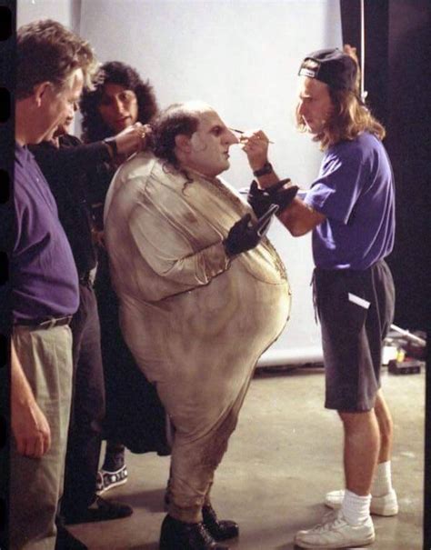 Danny DeVito becoming The Penguin behind the scenes of "Batman Returns ...