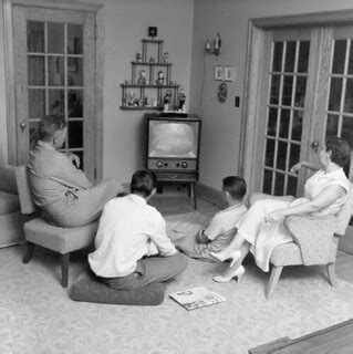 The Schiefners watching television at home on the family f… | Flickr
