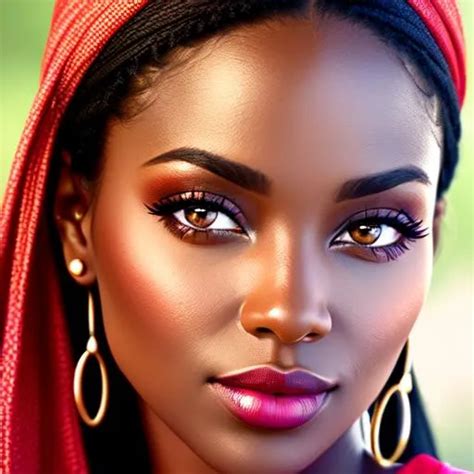 Beautiful woman. with dark skin. color scheme of tuq...