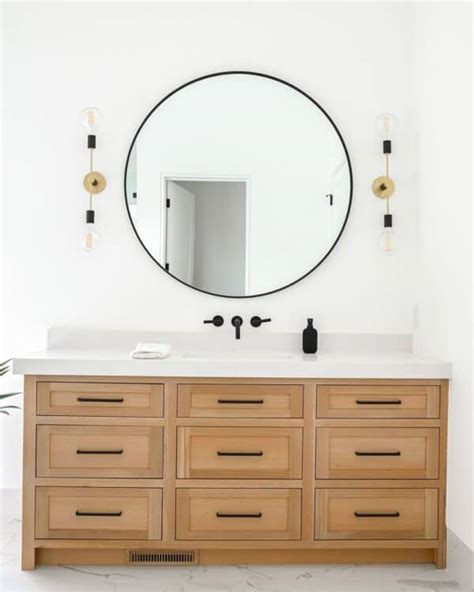 26 Natural Wood Bathroom Vanity Ideas for an Organic Look