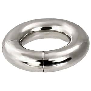 Amazon.com: Titanium Smooth Segment Ring(s) - Titanium Ring - Prince Albert Ring: Jewelry