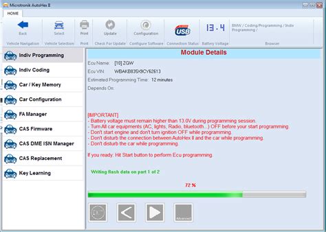 Autohex II BMW Ecu Programming individually