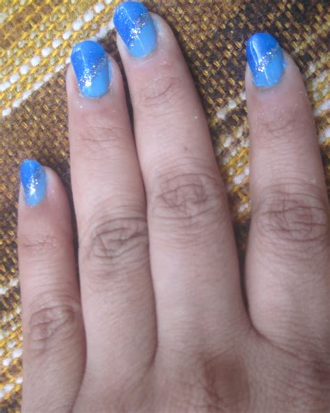 Love For Nail Art: Simple two colored diagonal nail art