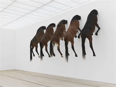 These are all of Maurizio Cattelan’s Horse sculptures