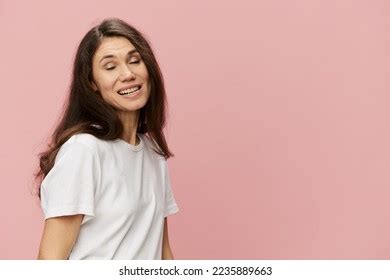 Portrait Funny Strange Woman Wry Smile Stock Photo 2235889663 ...